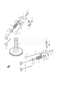 DF 25 V-Twin drawing Camshaft