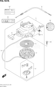 00403F-240001 (2022) 4hp P01-Gen. Export 1 (DF4A) DF4A drawing RECOIL STARTER