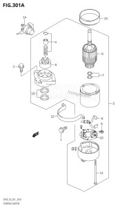 DF40 From 04001F-971001 (E01)  1999 drawing STARTING MOTOR (X,Y)