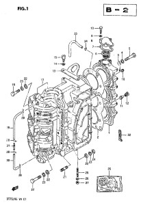 DT85 From 8501-614766 ()  1986 drawing CYLINDER