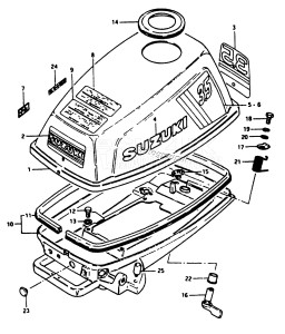 DT9 From F-10001 ()  1985 drawing ENGINE COVER