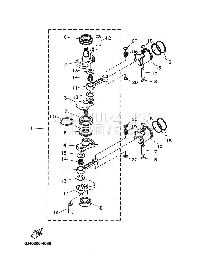 CRANKSHAFT--PISTON