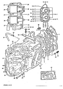 DT50 From 05003-401001 ()  1984 drawing CYLINDER