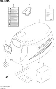 00602F-210001 (2012) 6hp P01-Gen. Export 1 (DF6) DF6 drawing ENGINE COVER (DF4:P01)