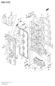 DF175Z From 17502Z-310001 (E01 E40)  2013 drawing CYLINDER HEAD (DF150Z:E01)