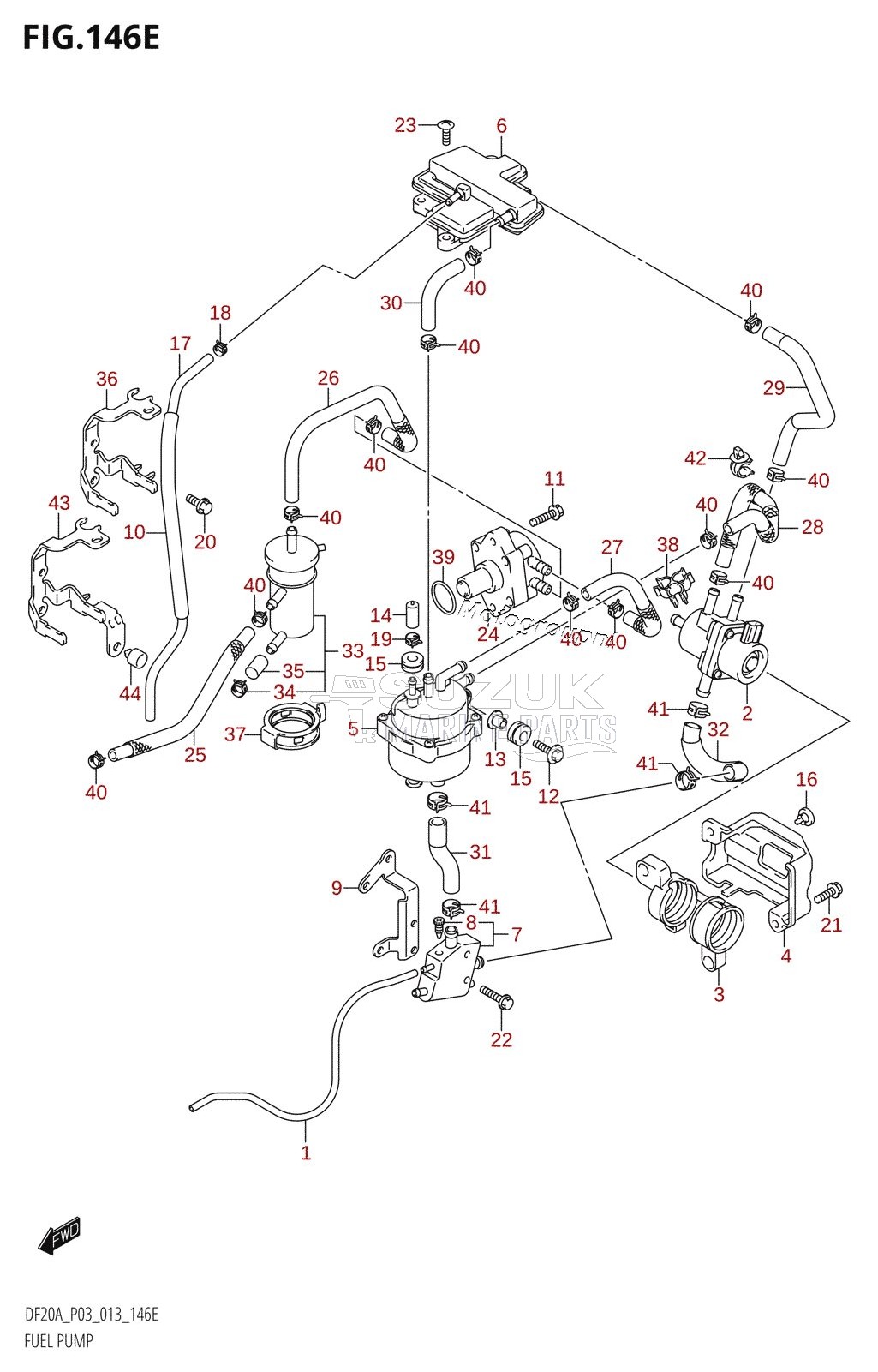 FUEL PUMP (DF20A:P03)