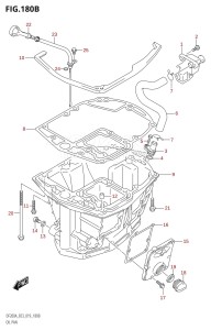 DF150A From 15003F-910001 (E03)  2019 drawing OIL PAN (DF200AST)