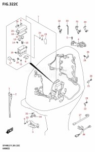 DF115BT From 11506F-440001 (E11 - E40)  2024 drawing HARNESS (DF115BSS)