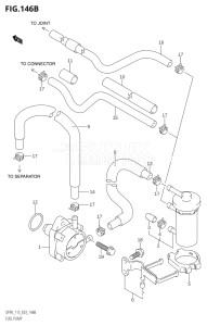 11501F-251001 (2002) 115hp E03-USA (DF115TK2) DF115T drawing FUEL PUMP (K6,K7,K8,K9,K10,011)