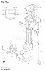 DF9.9A From 00994F-610001 (P01)  2016 drawing DRIVE SHAFT HOUSING