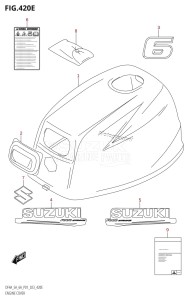 DF6A From 00603F-340001 (P01)  2023 drawing ENGINE COVER (DF6A:020)