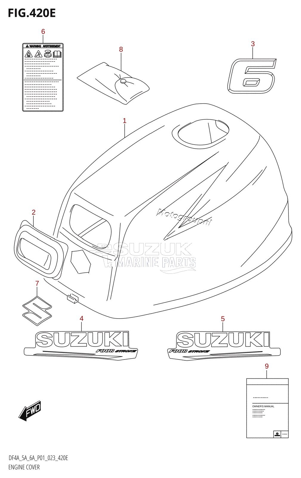 ENGINE COVER (DF6A:020)