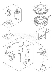 DF30 From 03001F-251001 ()  2002 drawing OPT:STARTING MOTOR