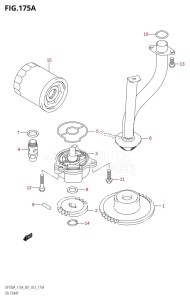 DF140AZ From 14003Z-310001 (E01 E40)  2013 drawing OIL PUMP