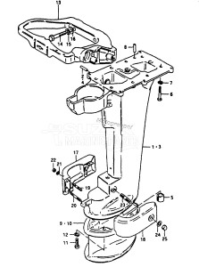 DT16 From 1602-200001 ()  1982 drawing DRIVESHAFT HOUSING