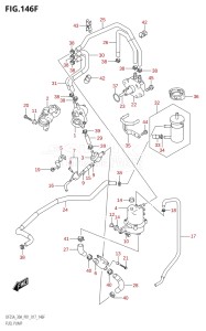 02504F-710001 (2017) 25hp P01-Gen. Export 1 (DF25A  DF25AR  DF25AT  DF25ATH) DF25A drawing FUEL PUMP (DF30AR:P01)