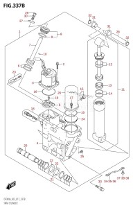 DF300A From 30002P-710001 (E03)  2017 drawing TRIM CYLINDER (DF250A:E03:(X-TRANSOM,XX-TRANSOM))