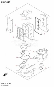 DF60AQH From 06002F-440001 (E11 - E40)  2024 drawing OPT:GASKET SET (DF40ASVT,DF50AVT,DF60AVT,DF60AVTH)