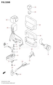 DF225Z From 22503Z-310001 (E03)  2013 drawing PTT SWITCH /​ ENGINE CONTROL UNIT (DF200Z:E03)