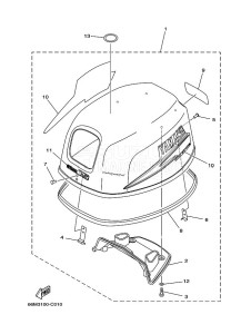 F13-5AEHL drawing FAIRING-UPPER