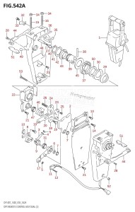 DF140 From 14002F-010001 (E03)  2010 drawing OPT:REMOTE CONTROL ASSY DUAL (2)