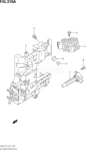 06003F-410001 (2014) 60hp E01 E40-Gen. Export 1 - Costa Rica (DF60AVT  DF60AVTH) DF60A drawing RECTIFIER / IGNITION COIL