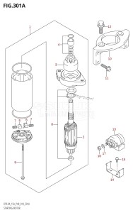 DT9.9A From 00993K-410001 (P36 P40)  2014 drawing STARTING MOTOR (DT15A:P40)