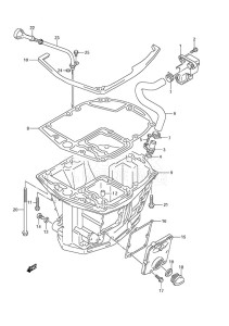 DF 175 drawing Oil Pan