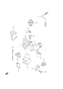 Outboard DF 60A drawing Sensor High Thrust