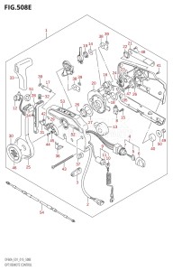 04003F-510001 (2005) 40hp E01 E13-Gen. Export 1 -  SE  Asia (DF40A  DF40AQH  DF40AST  DF40ATH) DF40A drawing OPT:REMOTE CONTROL (DF60A:E40)