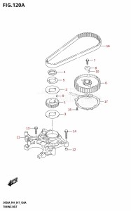 DF20A From 02002F-710001 (P01 P40)  2017 drawing TIMING BELT