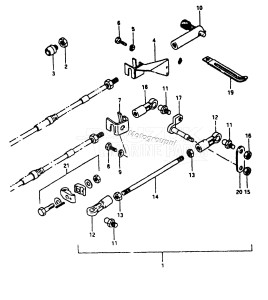 DT16P From 1601-200001 ()  1982 drawing OPTIONAL:REMOTE CONTROL PARTS