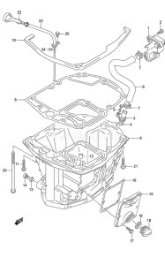 DF 150 drawing Oil Pan