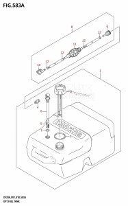 DF20A From 02002F-810001 (P01 P40)  2018 drawing OPT:FUEL TANK (DF9.9B,DF9.9BR,DF9.9BT,DF9.9BTH,DF15A,DF15AR)