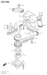 DF200 From 20002F-710001 (E03)  2017 drawing TIMING CHAIN (DF200Z:E03)