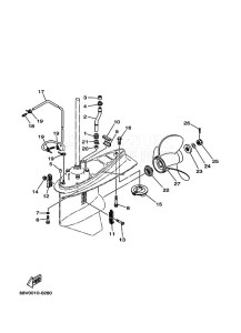 F100BETL drawing PROPELLER-HOUSING-AND-TRANSMISSION-2