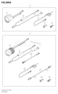 DF140A From 14003F-510001 (E01 E40)  2015 drawing OPT:METER KIT