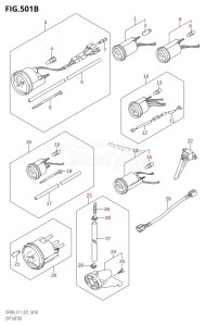 DF100B From 10004F-040001 (E01 E40)  2020 drawing OPT:METER (DF70ATH,DF90ATH)