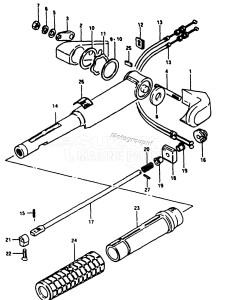 DT20 From D-10001 ()  1983 drawing HANDLE (MODEL F)