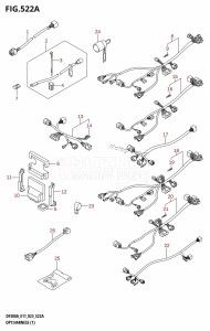 DF250A From 25003P-040001 (E01 E03 E40)  2020 drawing OPT:HARNESS (1) (020,021)