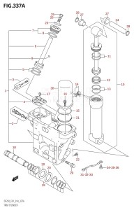 DF225Z From 22503Z-410001 (E01 E40)  2014 drawing TRIM CYLINDER (X-TRANSOM,XX-TRANSOM)