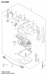 DF325A From 32501F-240001 (E01 E40)  2022 drawing OPT:REMOTE CONTROL ASSY DUAL (022,023)