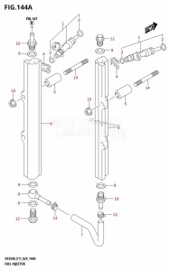 DF300B From 30003F-440001 (E11)  2024 drawing FUEL INJECTOR (E01,E11)