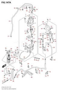 DF350A From 35001F-710001 (E03)  2017 drawing FUEL PUMP /​ FUEL VAPOR SEPARATOR