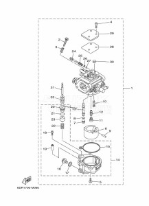 FT9-9LEX drawing CARBURETOR