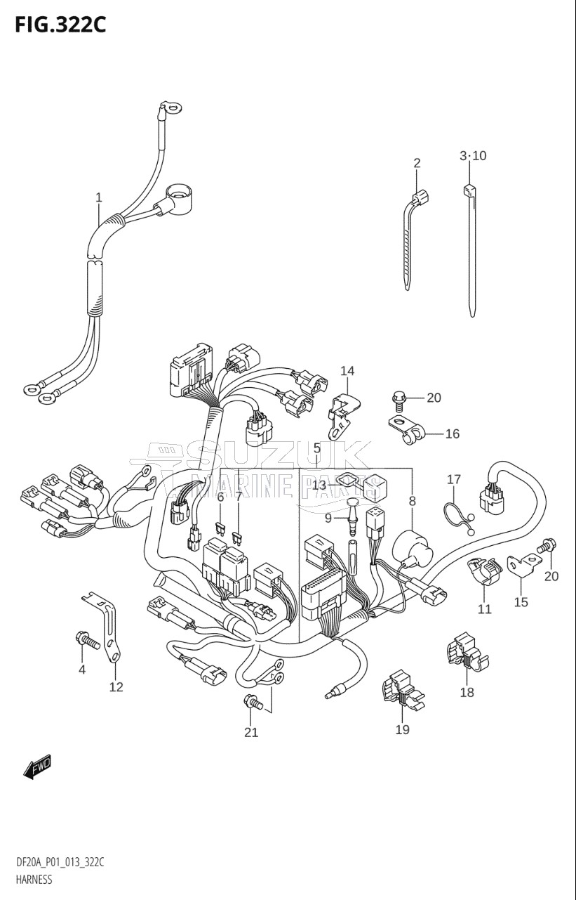 HARNESS (DF15A:P01)