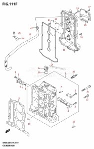 DF60A From 06003F-410001 (E01 E40)  2014 drawing CYLINDER HEAD (DF50ATH:E01)