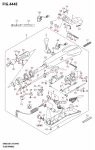 DF60A From 06002F-410001 (E01 E40)  2014 drawing TILLER HANDLE (DF60AQH:E40)