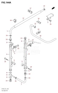 DF300 From 30002F-110001 (E01 E40)  2011 drawing FUEL INJECTOR