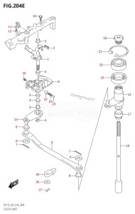 DF175ZG From 17502Z-610001 (E01 E40)  2016 drawing CLUTCH SHAFT (DF150Z:E01)